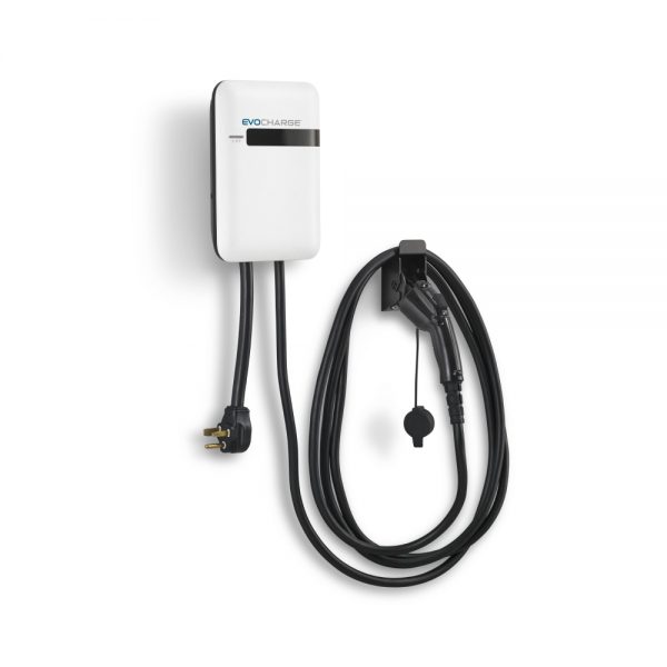 Wall Mount EvoCharge EVSE Level 2 EV Charging Station